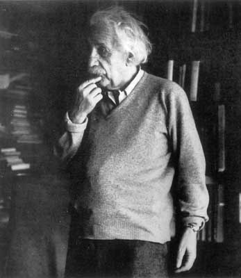 Albert Einstein, perplexed