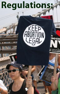 If Roe is simply overturned, regulations will keep abortion legal
